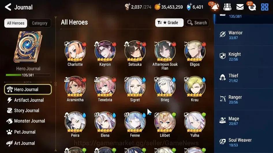 Epic Seven Accounts GLOBAL Unverif|New Era|7 ML(Salome,NM Luna,LC Bell image 7