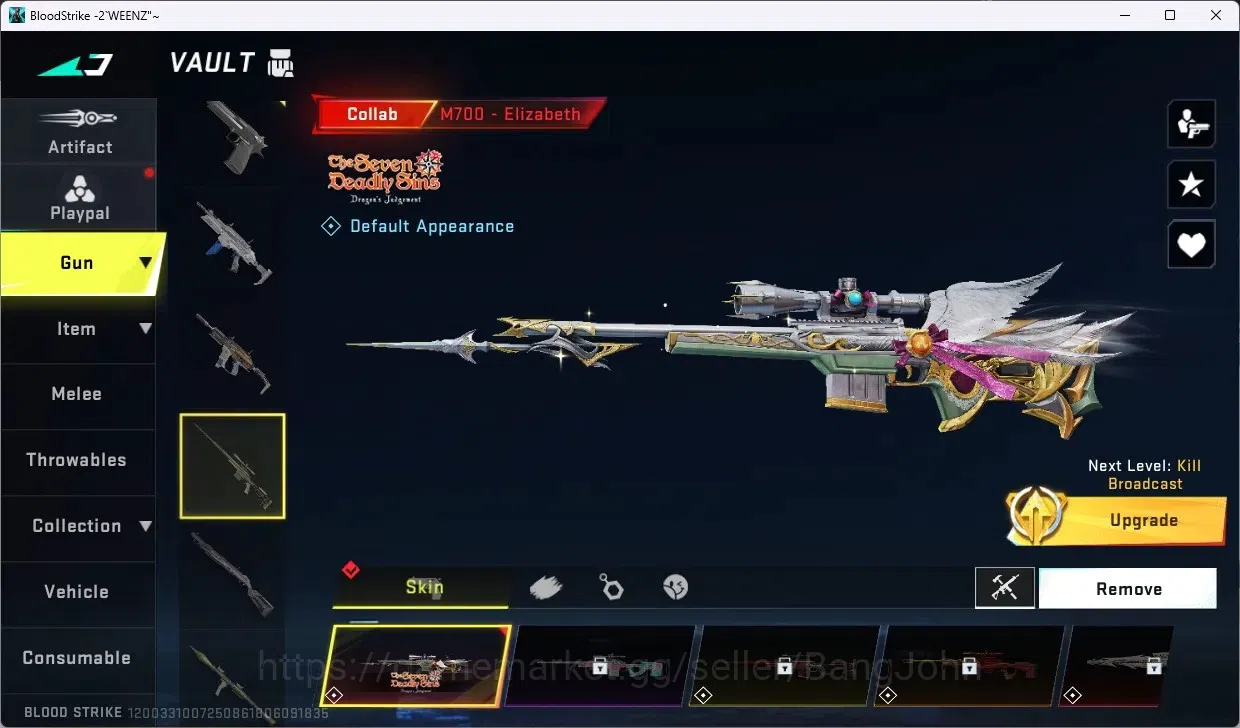 Blood Strike Accounts ASIA | ETERNAL: Desert Eagle-Scorpius | 4 7DS Guns image 5