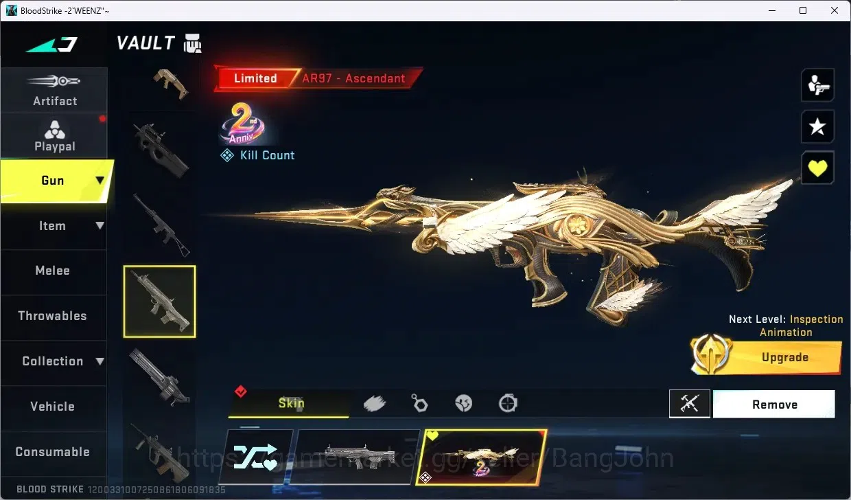 Blood Strike Accounts ASIA | ETERNAL: Desert Eagle-Scorpius | 4 7DS Guns image 6