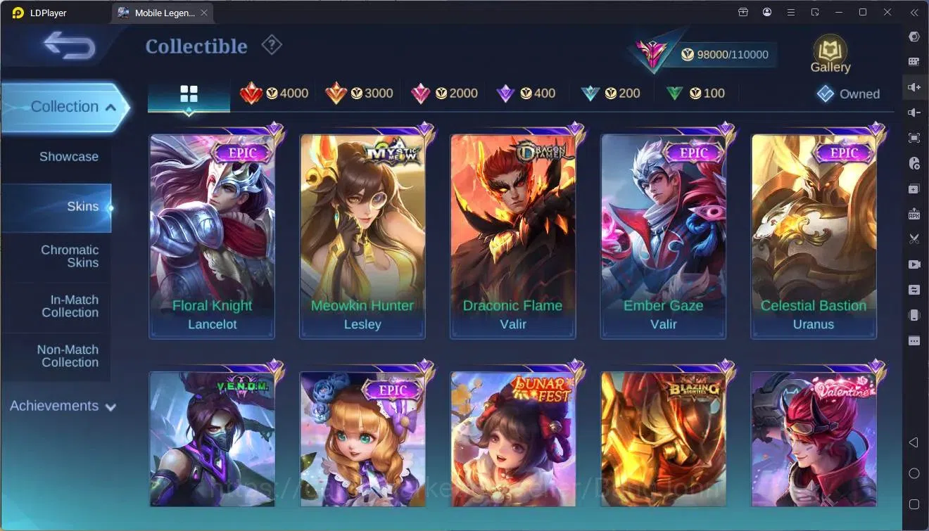 Mobile Legends: Bang Bang Accounts Global|Hero130|Skin 321|Exalted|Prime Granger,Clau image 15