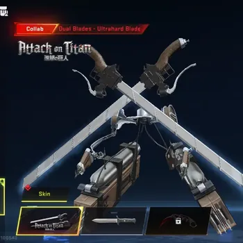 Blood Strike Accounts Collab Skin ASIA | CollabMelee Dual Blade - Ultrahard Blade|Desert Eagle|3 Collab Gun|4 Collab