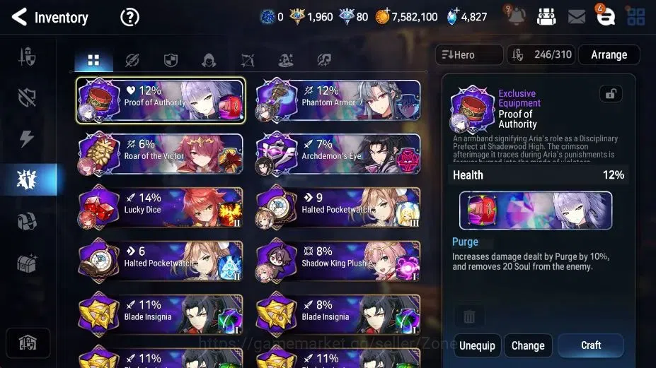 Epic Seven Accounts High-End Global|Unverif|ENDGAME 23ML (Notos, Dark Diene, BArunka, Salome, NM Luna, GeRas), Rinak 20