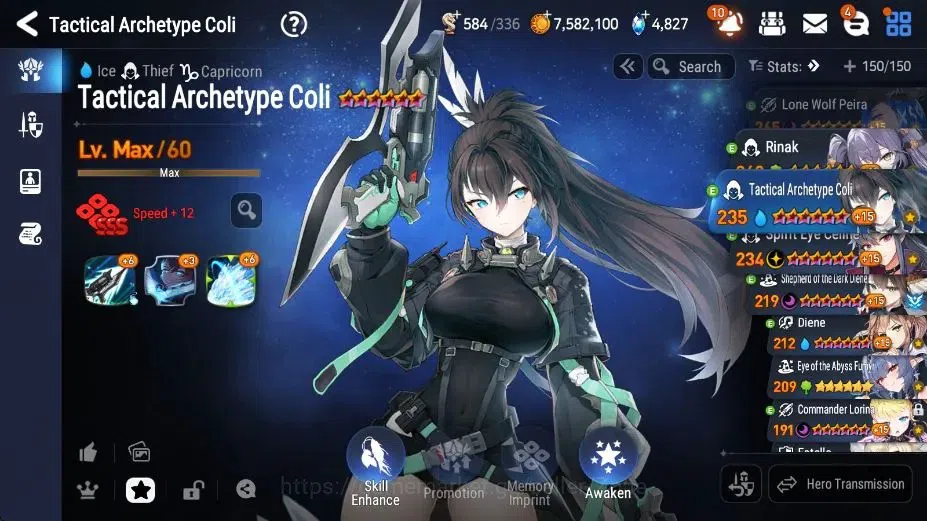 Epic Seven Accounts High-End Global|Unverif|ENDGAME 23ML (Notos, Dark Diene, BArunka, Salome, NM Luna, GeRas), Rinak 8