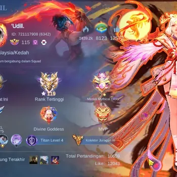 Mobile Legends: Bang Bang Accounts Collector Skin513|MegaIII|Legend