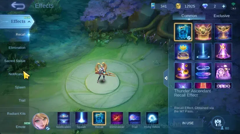 Mobile Legends: Bang Bang Accounts GLOBAL Hero 60 Skin 71 | Prime Roger Granger YZ Be image 3
