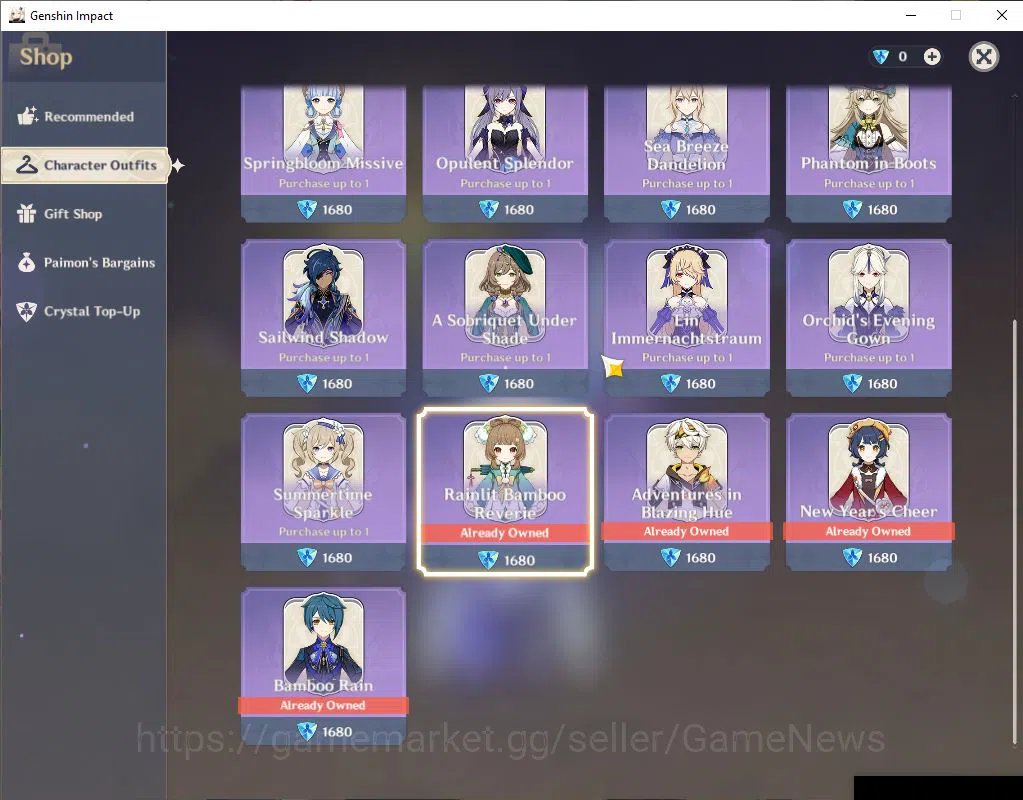 Genshin Impact Accounts ASIA|AR58|12Limited+13(*5Weapon)|PrimeTeamSkirk(Fu image 12