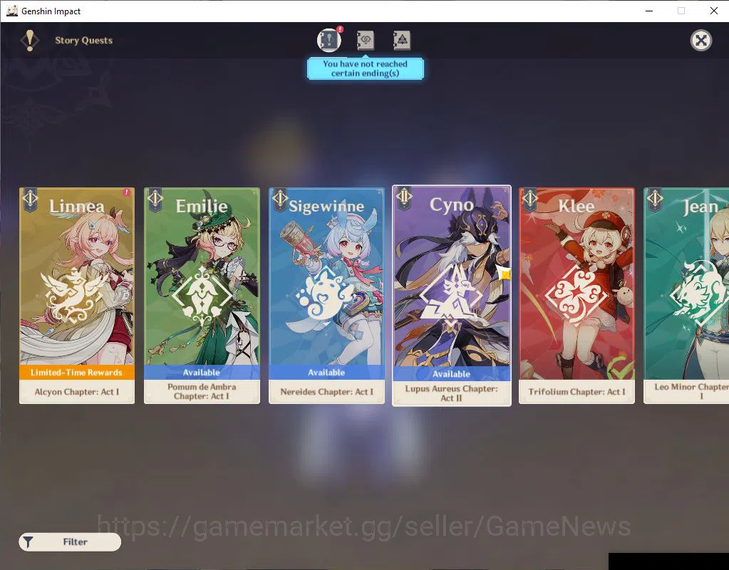 Genshin Impact Accounts ASIA|AR58|12Limited+13(*5Weapon)|PrimeTeamSkirk(Fu image 14