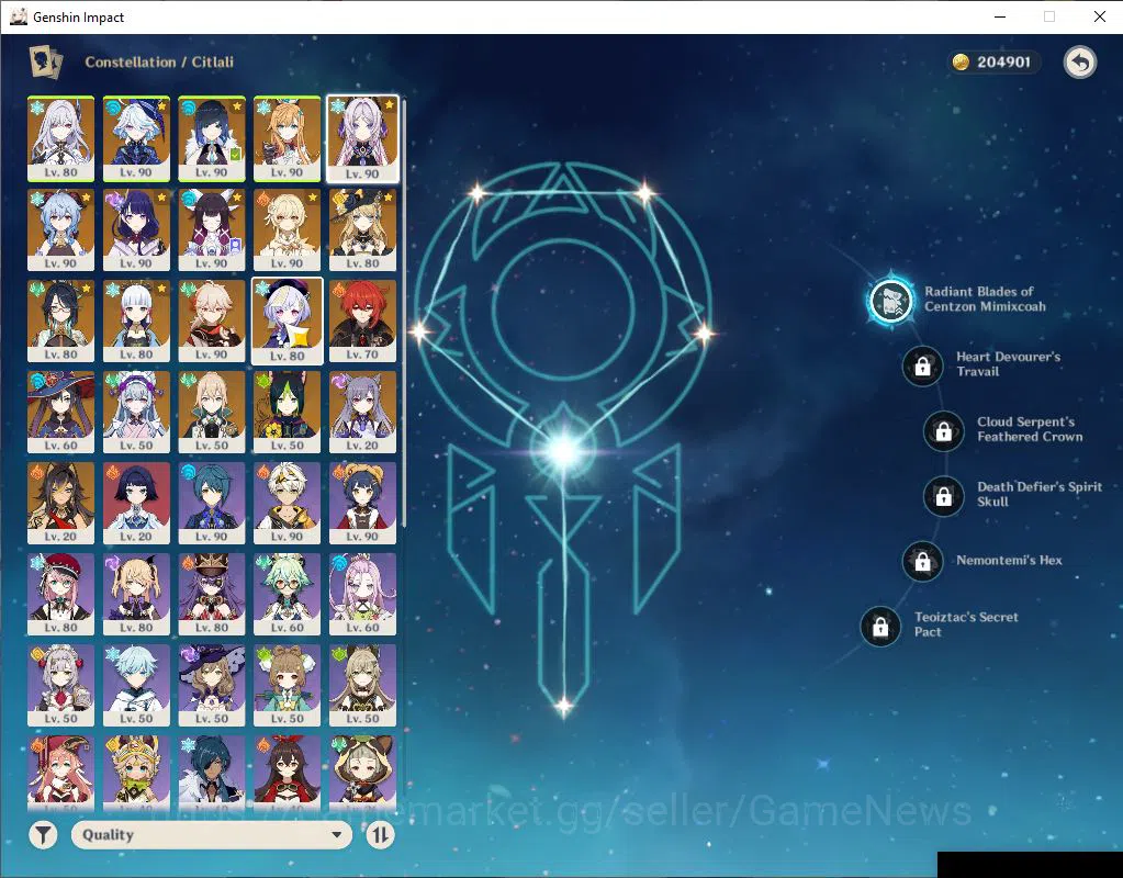 Genshin Impact Accounts ASIA|AR58|12Limited+13(*5Weapon)|PrimeTeamSkirk(Fu image 4