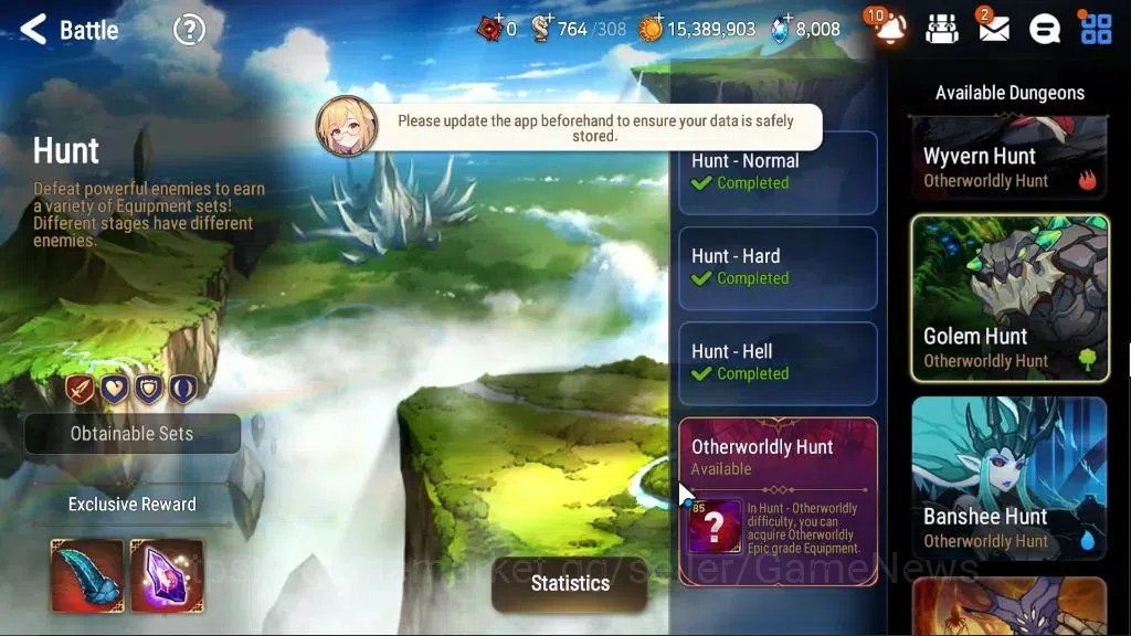 Epic Seven Accounts GLOBAL Unverif|7 ML(School Nurse Yulha,NM Luna,DP image 14