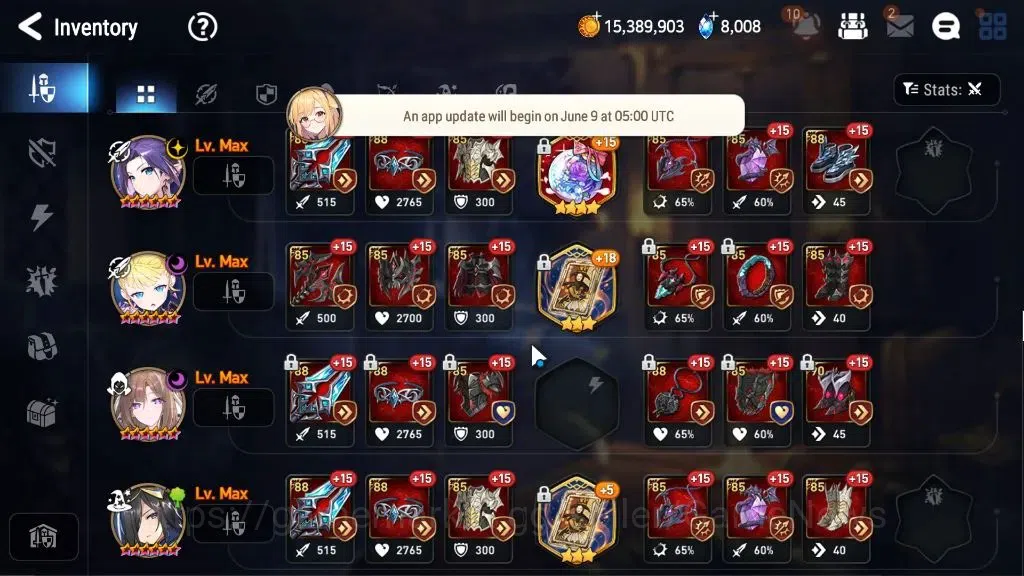 Epic Seven Accounts GLOBAL Unverif|7 ML(School Nurse Yulha,NM Luna,DP image 17