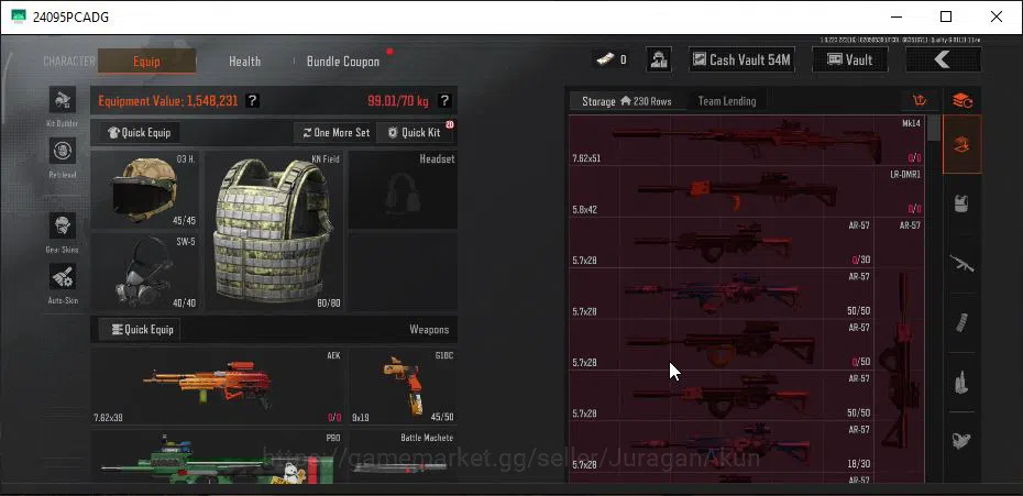 Arena Breakout Accounts Mid-Tier [MOBILE] Lv30|SV 89M|CV 54M|Machete Battle,Shovel Sapper|Many Weapons Skin|Gear Skin|CN 3