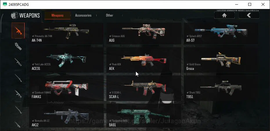 Arena Breakout Accounts Mid-Tier [MOBILE] Lv30|SV 89M|CV 54M|Machete Battle,Shovel Sapper|Many Weapons Skin|Gear Skin|CN 5