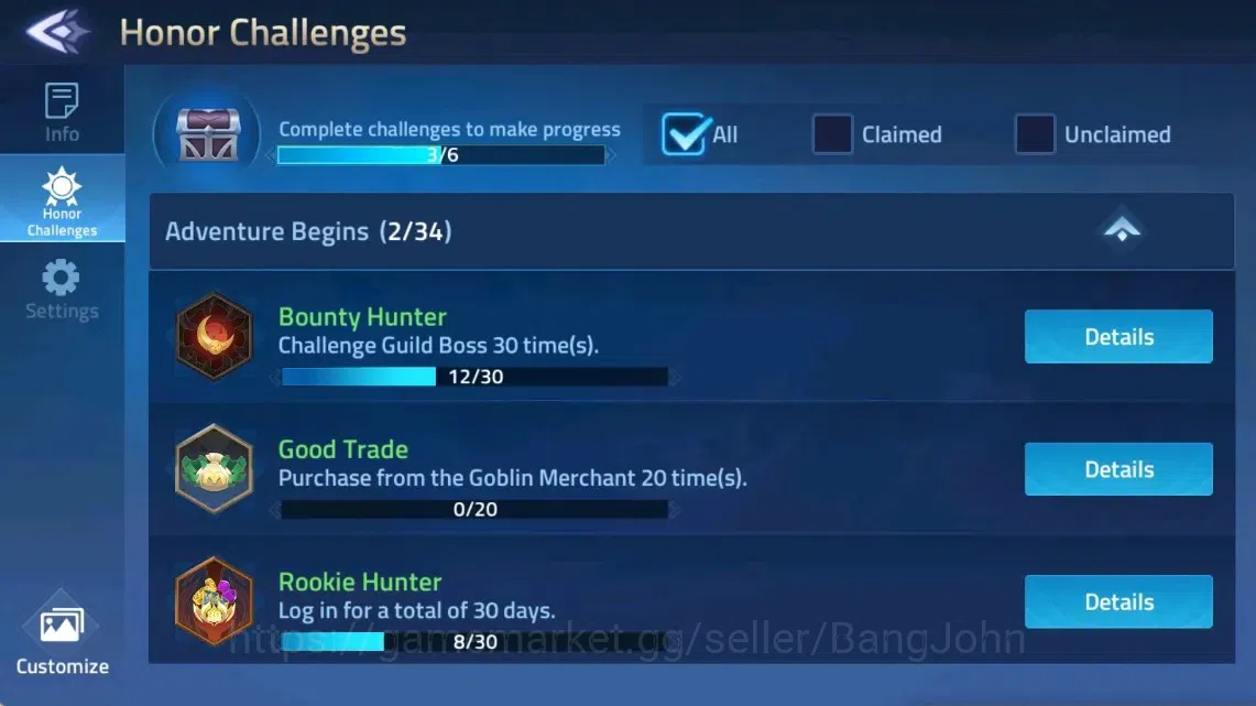 Mobile Legends: Adventure Accounts Global |LV 47|817k Power |VIP 5|Camp 30-45|Hero 93|33 SSR|9 RedStar|Detail Check SS 2