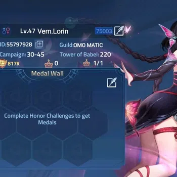 Mobile Legends: Adventure Accounts Global |LV 47|817k Power |VIP 5|Camp 30-45|Hero 93|33 SSR|9 RedStar|Detail Check SS