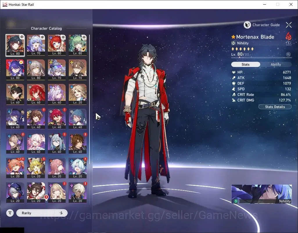 Honkai Star Rail Accounts ASIA|TL 65|9 Limited|Mortenax Blade E1,B3+Sign,Cas image 4