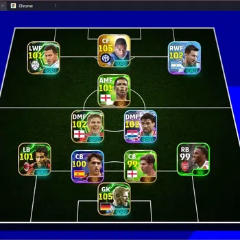eFootball Accounts Legends & Iconic Players Mobile|PW 3146|Epic Adriano,Kahn,Gerrard,Shinji