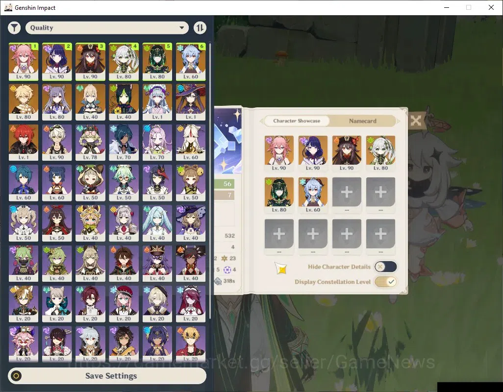 Genshin Impact Accounts ASIA|AR 56|Rate ON|6 Limited + 5 (*5Weap)|[Nefer,R image 2