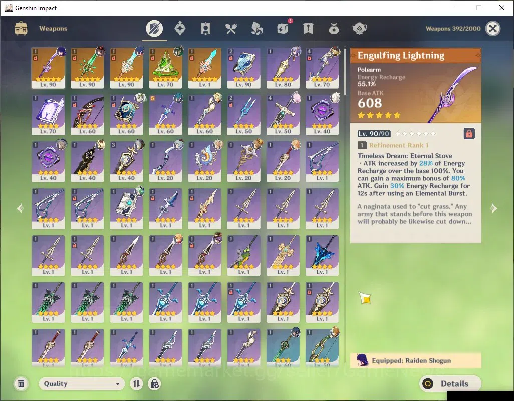 Genshin Impact Accounts ASIA|AR 56|Rate ON|6 Limited + 5 (*5Weap)|[Nefer,R image 6