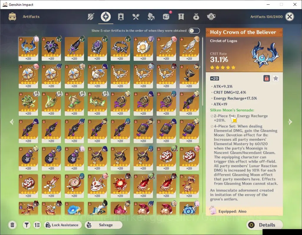 Genshin Impact Accounts ASIA|AR 56|Rate ON|6 Limited + 5 (*5Weap)|[Nefer,R image 7