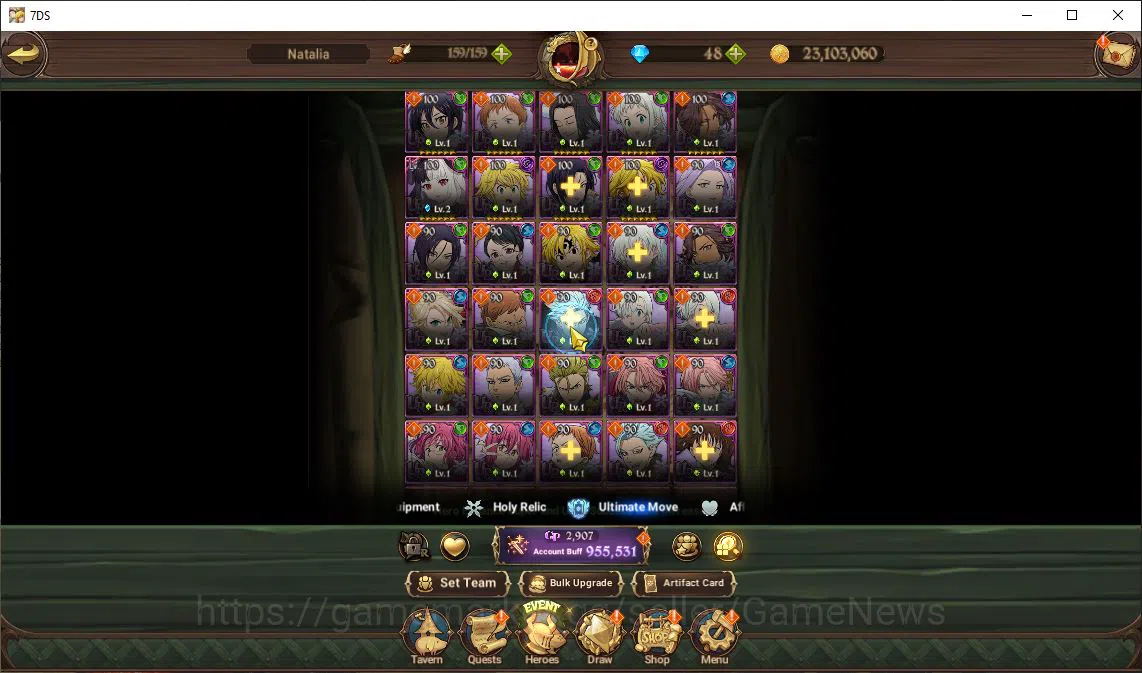 The Seven Deadly Sins: Grand Cross Accounts Global|955 K CC|Chapter 6|100 Ls| 5 LR | Meresca2/ image 13