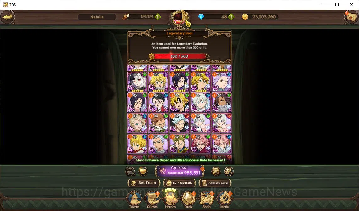 The Seven Deadly Sins: Grand Cross Accounts Global|955 K CC|Chapter 6|100 Ls| 5 LR | Meresca2/ image 14