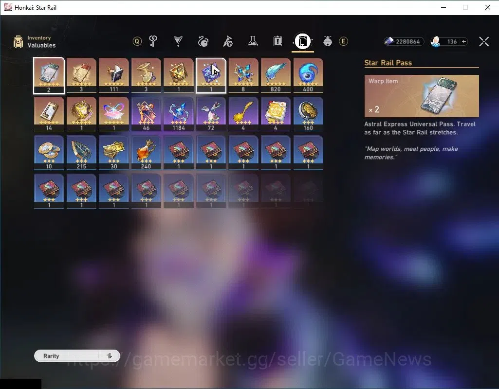Honkai Star Rail Accounts Others Asia|TL 66|Free ZZZ|Premium Hypercarry|16 Limited|[Anaxa,The 10