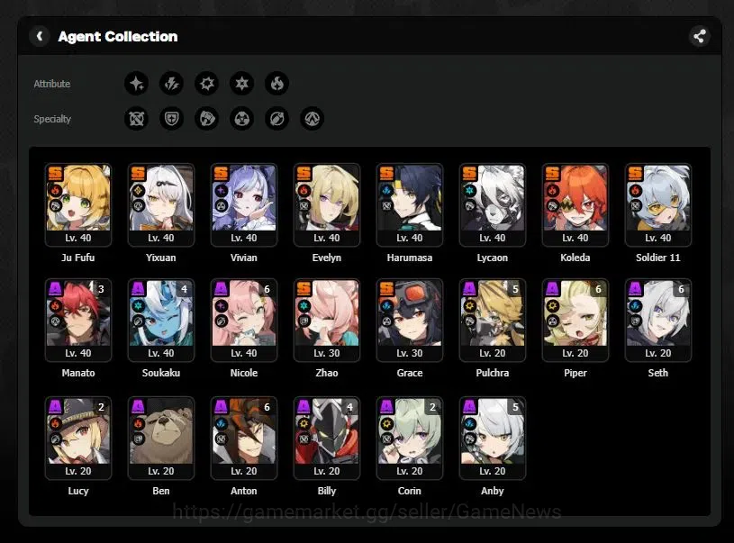 Honkai Star Rail Accounts Others Asia|TL 66|Free ZZZ|Premium Hypercarry|16 Limited|[Anaxa,The 14