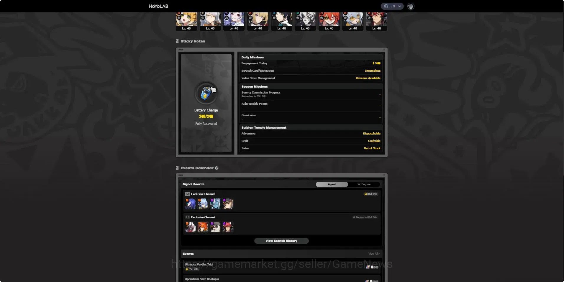 Honkai Star Rail Accounts Others Asia|TL 66|Free ZZZ|Premium Hypercarry|16 Limited|[Anaxa,The 15