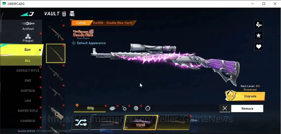 Blood Strike Accounts ASIA|Collab BLEACH [Ethan] & 7DS [AK47,Kar98k,QBZ9 image 10
