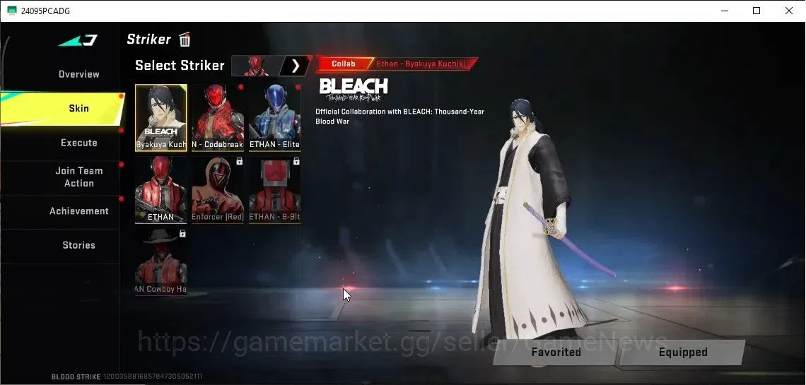 Blood Strike Accounts ASIA|Collab BLEACH [Ethan] & 7DS [AK47,Kar98k,QBZ9 image 3