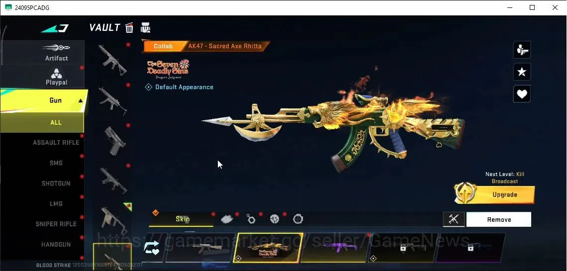 Blood Strike Accounts ASIA|Collab BLEACH [Ethan] & 7DS [AK47,Kar98k,QBZ9 image 9