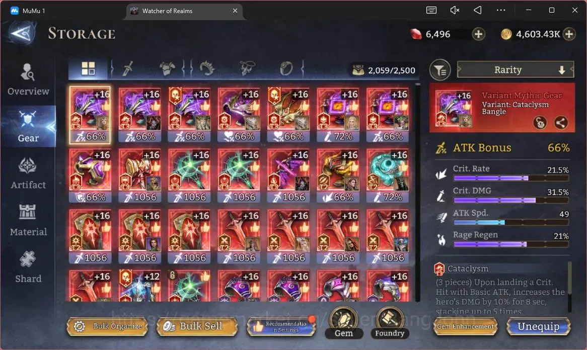 Watcher of Realms Accounts Global 60xx|Power 14,3M|12 Lord Lovar A5,Twinfiend image 11