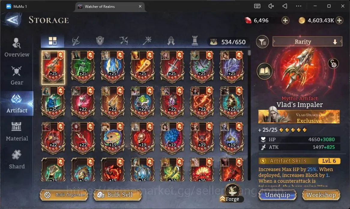 Watcher of Realms Accounts Global 60xx|Power 14,3M|12 Lord Lovar A5,Twinfiend image 12