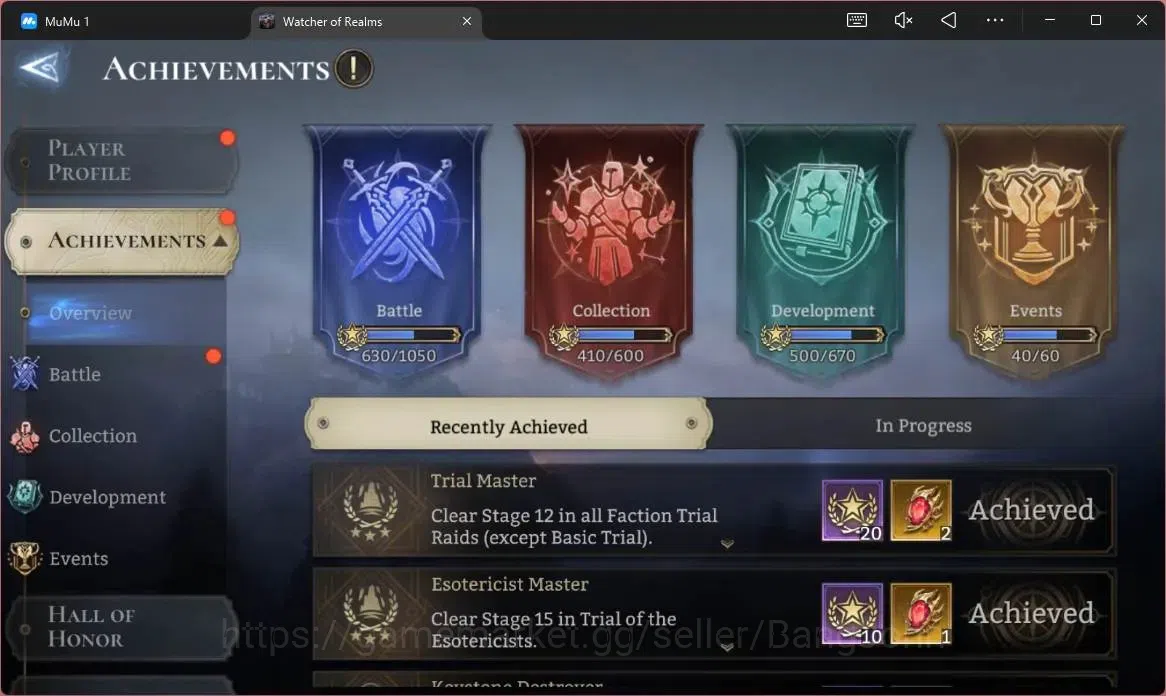 Watcher of Realms Accounts Global 60xx|Power 14,3M|12 Lord Lovar A5,Twinfiend image 2