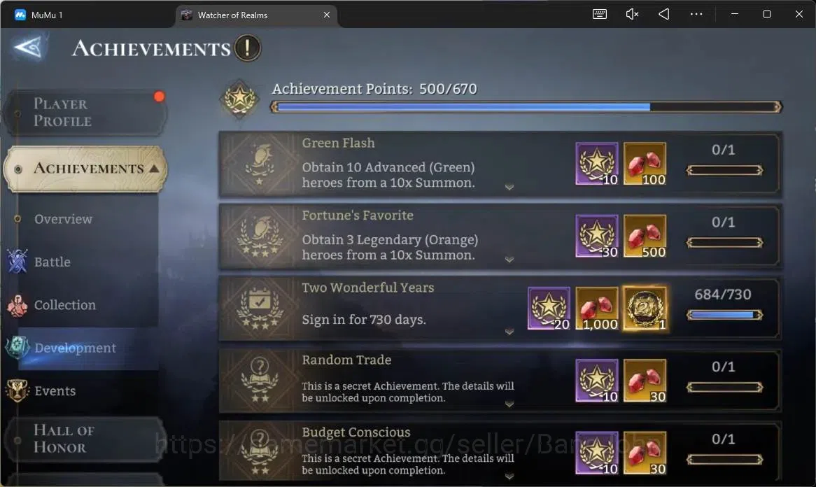 Watcher of Realms Accounts Global 60xx|Power 14,3M|12 Lord Lovar A5,Twinfiend image 5