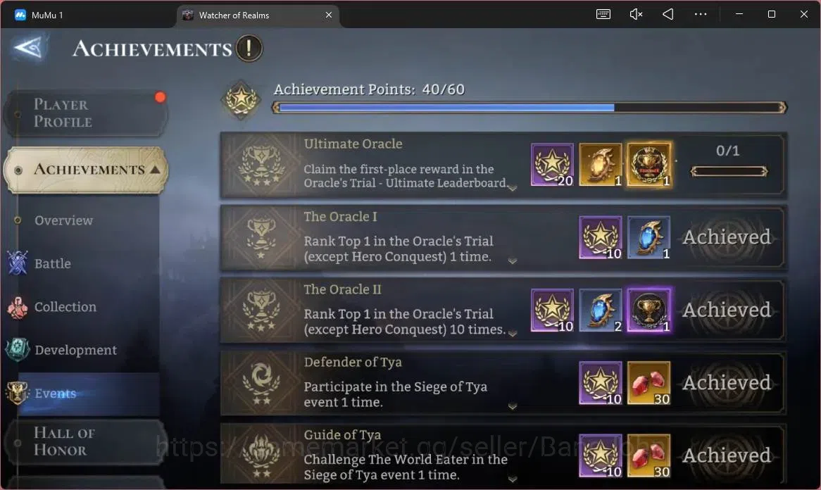 Watcher of Realms Accounts Global 60xx|Power 14,3M|12 Lord Lovar A5,Twinfiend image 6