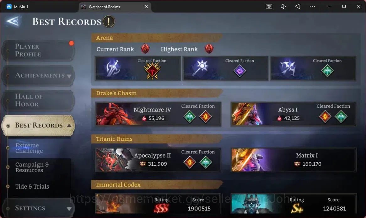 Watcher of Realms Accounts Global 60xx|Power 14,3M|12 Lord Lovar A5,Twinfiend image 8