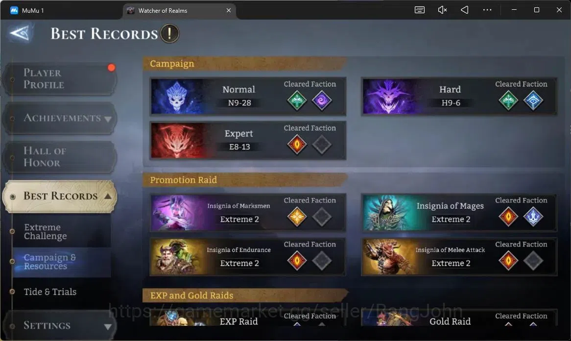 Watcher of Realms Accounts Global 60xx|Power 14,3M|12 Lord Lovar A5,Twinfiend image 9