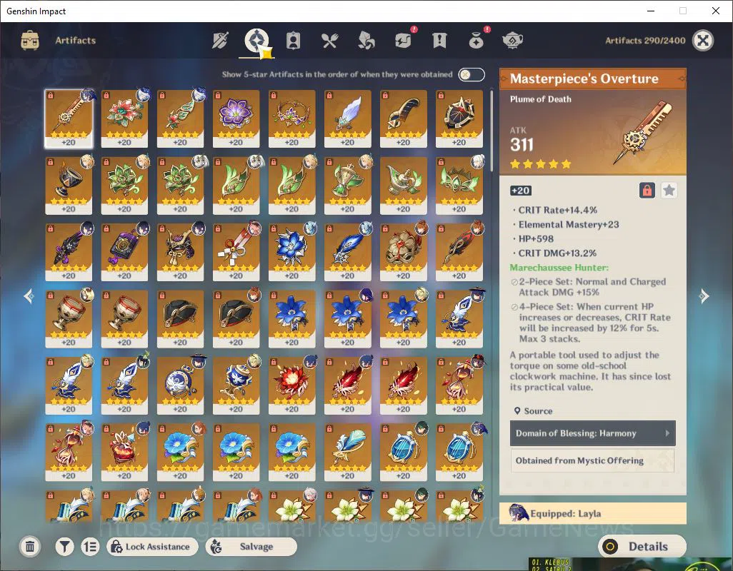Genshin Impact Accounts ASIA|AR58|12 Limited +3 |[5Star's Weapon]|Kazuha C image 6