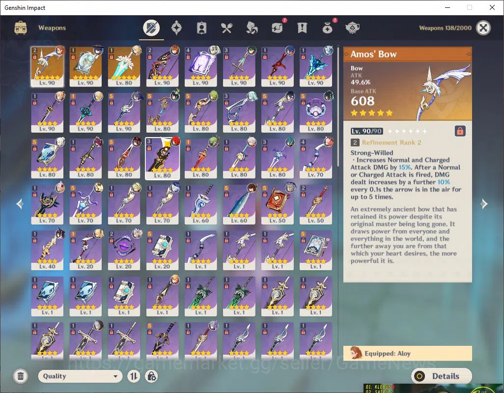 Genshin Impact Accounts ASIA|AR58|12 Limited +3 |[5Star's Weapon]|Kazuha C image 8