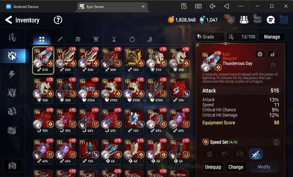Epic Seven Accounts GLOBAL Unverif|New Era|5 ML(LOTScales,C Lilias,E I image 10