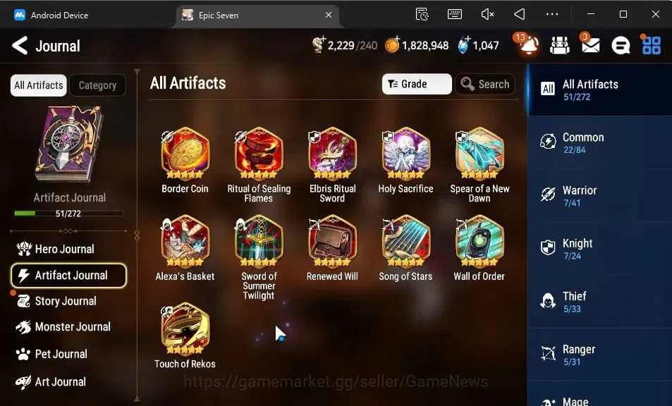 Epic Seven Accounts GLOBAL Unverif|New Era|5 ML(LOTScales,C Lilias,E I image 8