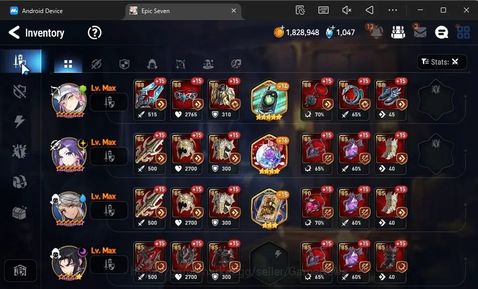 Epic Seven Accounts GLOBAL Unverif|New Era|5 ML(LOTScales,C Lilias,E I image 9