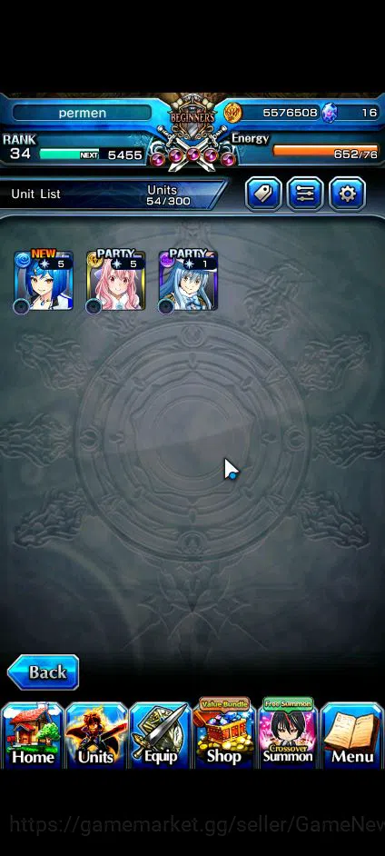 Grand Summoners Accounts Global|Rank 34|Fresh Starter| 3 Ascend+2 TW | RR R image 7