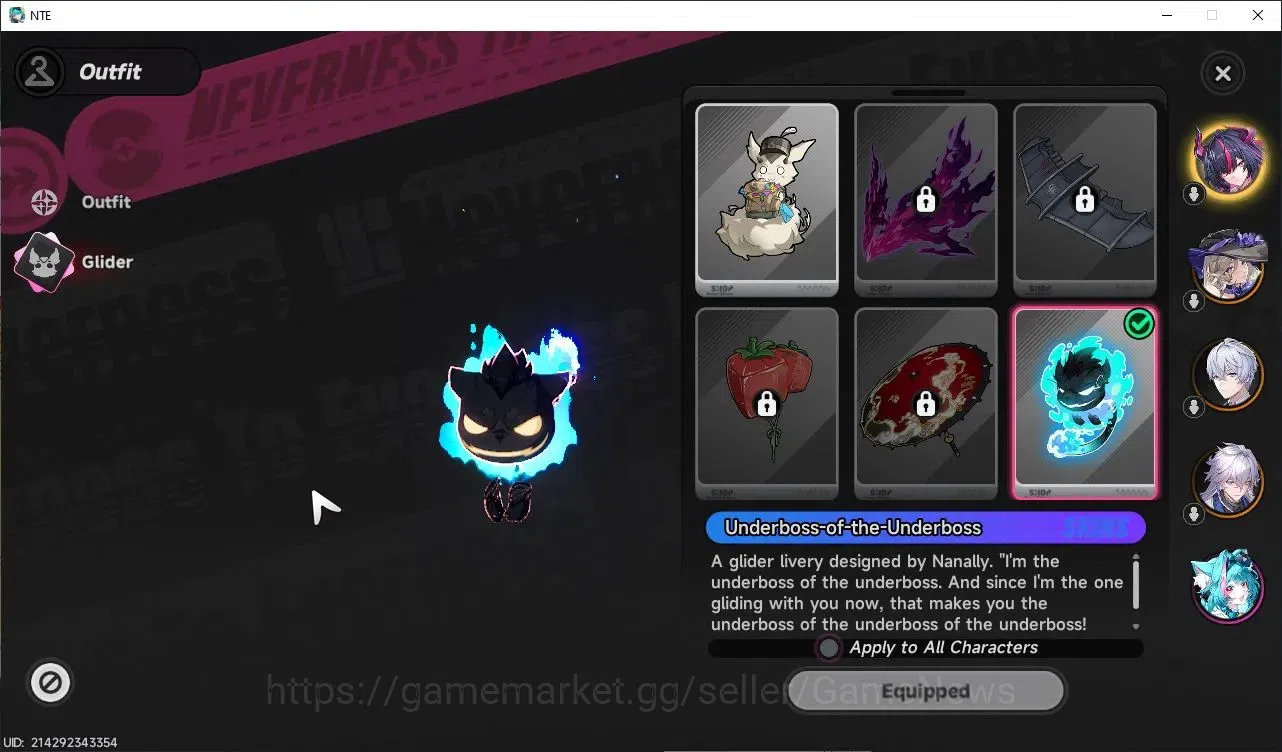 Neverness to Everness Accounts Global EU|HL 3|3 S Class|1 Limited (Shinku)+(Baicang,Jiuyuan)|2 Selector ON+Livery|Underboss 4