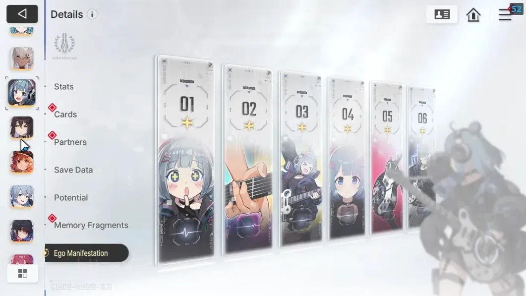 Chaos Zero Nightmare Accounts GLOBAL Lv36|5 SSR[Heidemarie,Diana,Khalipe,Haru,Magna]+10 SR [SelenaM2,NiaM6,MikaM1,Etc]+8 SR 6