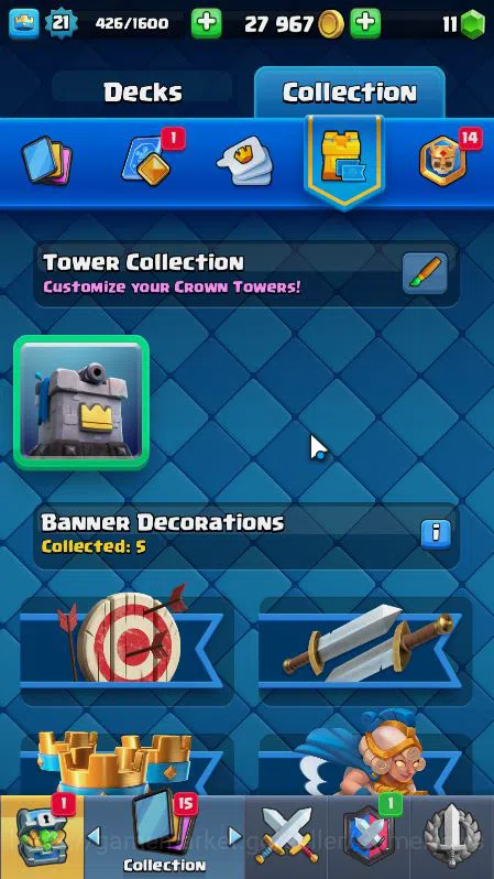 Clash Royale Accounts Lvl 21|Trophy 3999|KTL 8|Limited Skin|Card 65|2 Ev image 8