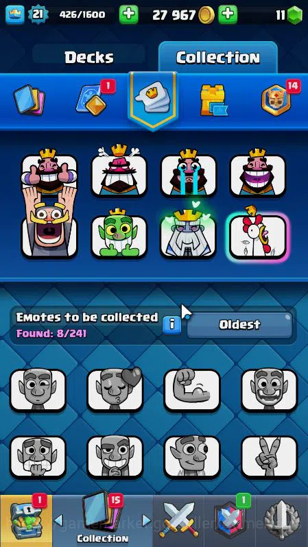 Clash Royale Accounts Lvl 21|Trophy 3999|KTL 8|Limited Skin|Card 65|2 Ev image 9