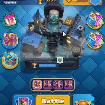 Clash Royale Accounts Midgame Lvl 21|Trophy 3999|KTL 8|Limited Skin|Card 65|2 Evo,2 Legend,14 Epic,24 Rare,26 Common|Take