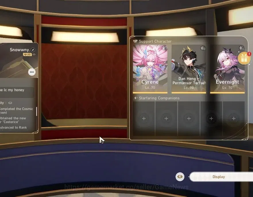 Honkai Star Rail Accounts Asia|TL 60|10 Limited|[Cyrene,Evernight,Saber]+Sig image 2